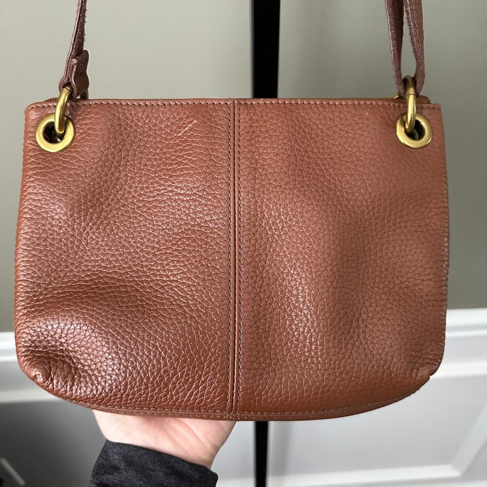 Fossil Karli Crossbody Cognac 100% Leather - Picture 3 of 6